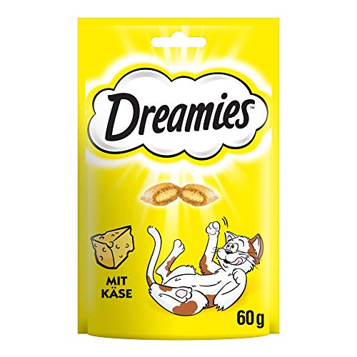 Dreamies Katzensnacks Katzenleckerli Klassiker mit Käse, 6 Packungen (6 x 60g)