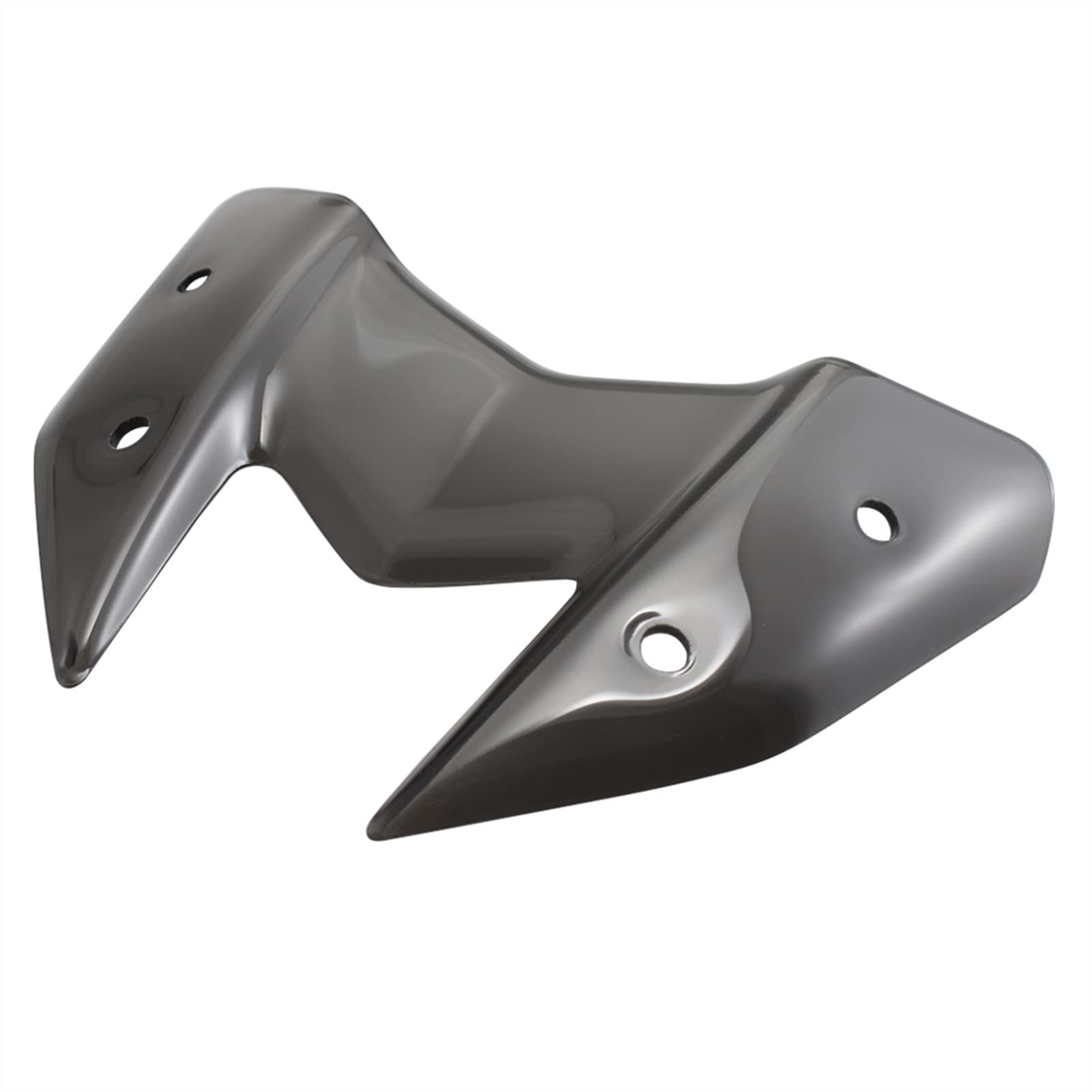 Pare-brise Avant Moto Noir Facile à Installer Pour Kawasaki Z800 ZR800 2013-2015 + Kit Vis