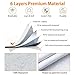 Audew 6 Layers Truck Cover, All Weather Car Cover for Pickup Truck, Snowproof Waterproof Windproof Dustproof UV Protection Universal Car Covers for Truck, Fits up to 246''