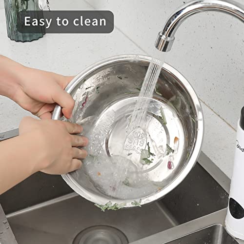 304 Stainless Steel Microporous Colander, 1.5-Qt Large Capacity With Mixing Bowl For Washing Vegetables, Fruit And Rice And For Draining Cooked Pasta. (2Pc) (1.5Qt) #TOP5