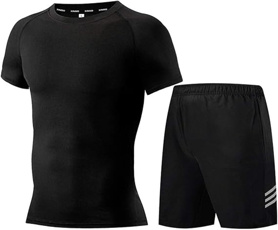 Amazon 夏用 メンズ コンプレッションウェア スポーツウェア トレーニングウェア ランニングウェア 上下セット 2点セット 半袖tシャツ ハーフパンツ タイツ フィットネス ジム マラソン 吸汗速乾 通気防臭 コンプレッショントップス 通販 Amazon 夏用 メンズ コンプレッションウェア スポーツウェア トレーニングウェア ランニングウェア 上下セット 2点セット 半袖tシャツ ハーフパンツ タイツ フィットネス ジム マラソン 吸汗速乾 通気防臭 コンプレッショントップス 通販