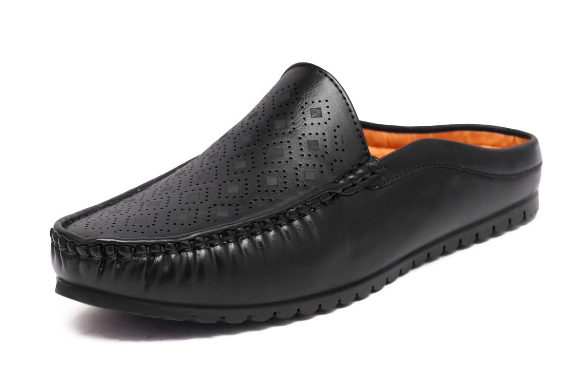 aramish Synthetic Leather Open Back Loafer Shoes for Men (BACKOPEN LZ_3)-picture-35
