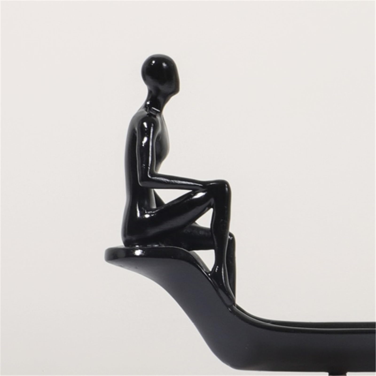 Bücherregal Kreative abstrakte Kunst: Segelboot-Figur aus Kunstharz, Ornament for Couchtisch oder Eingangsbereich