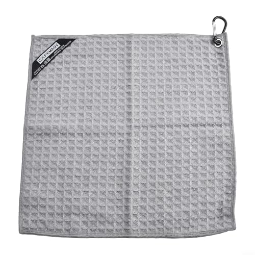 Toalla de barra de microfibra para uso con equipos de café, incluyendo cafeteras de goteo, máquinas de una sola porción y molinillos (gris)