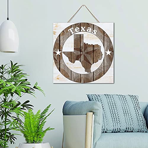 Décoration Texas Lone Star en bois pour habiller votre cheminée chaleureuse