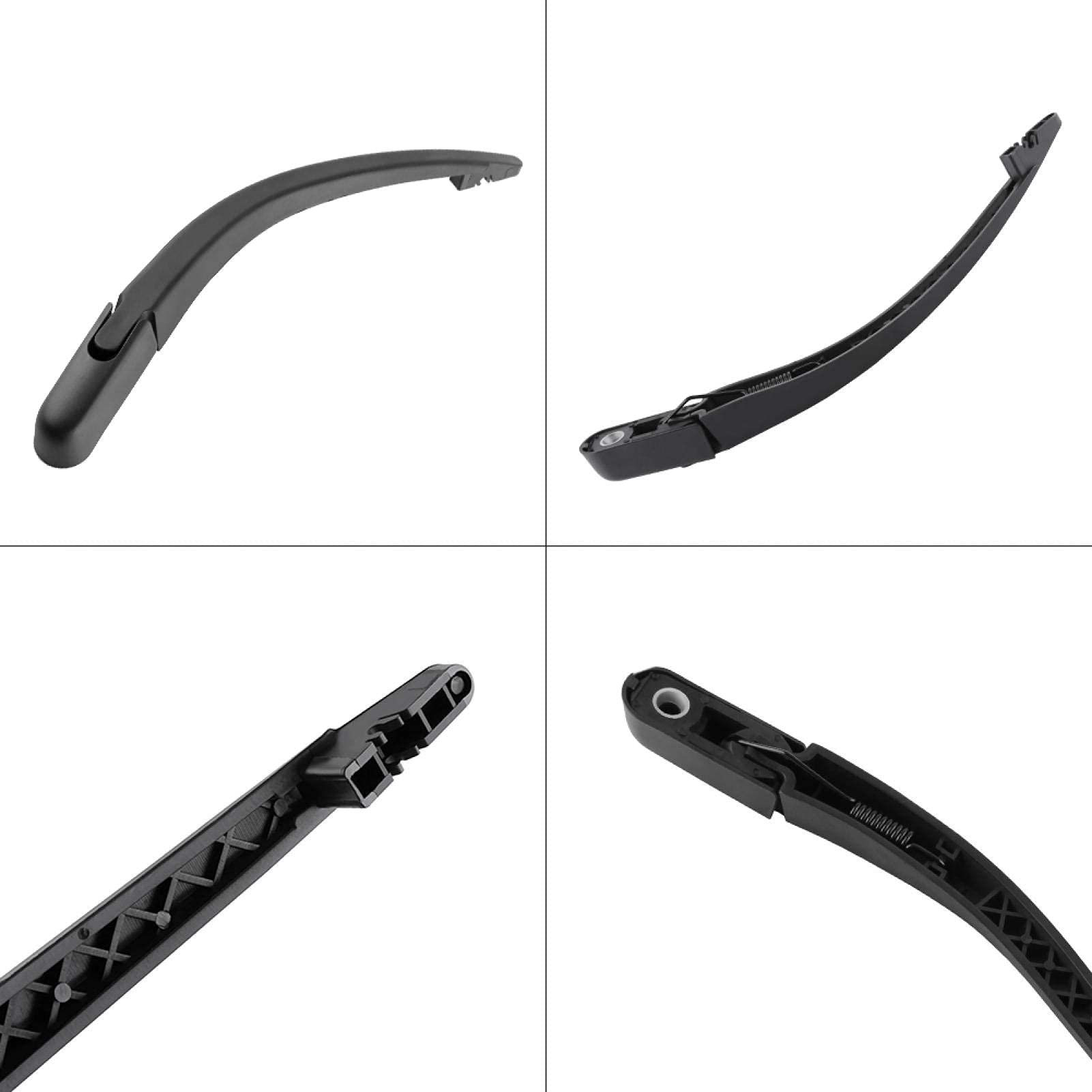Ruitenwisser Arm, zwarte Auto Auto Achterruit Ruitenwisser Arm Fit voor Peugeot 107 Citroen C1 AYGO 2005-2003