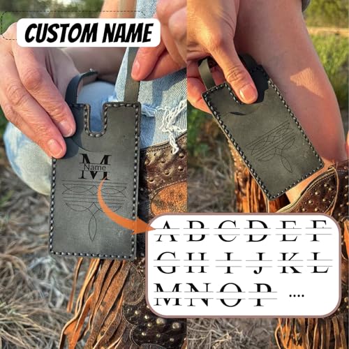 Western Boot Wallet with Snap Strap, Handcrafted Leather Boot Credit Card Holder for Women, Small Leather Wallets with Snap Fastening, Carry All Wallets (Brown)4