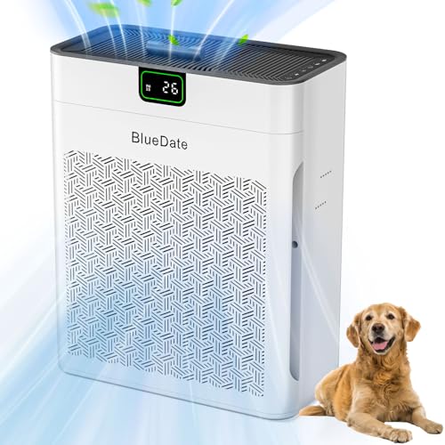 Air Purifiers for bedroom with PM 2.5 Display Air Quality Sensor,Remove Pet Hair Dust Smoke Pollutants Odor, 25dB Sleep Mode, Timer,Aromatherapy,HEPA Air Purifier for Home Large Room up to 1100 Sq Ft