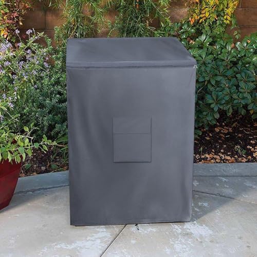 Cubierta para congelador vertical de 7 pies impermeable gris 7