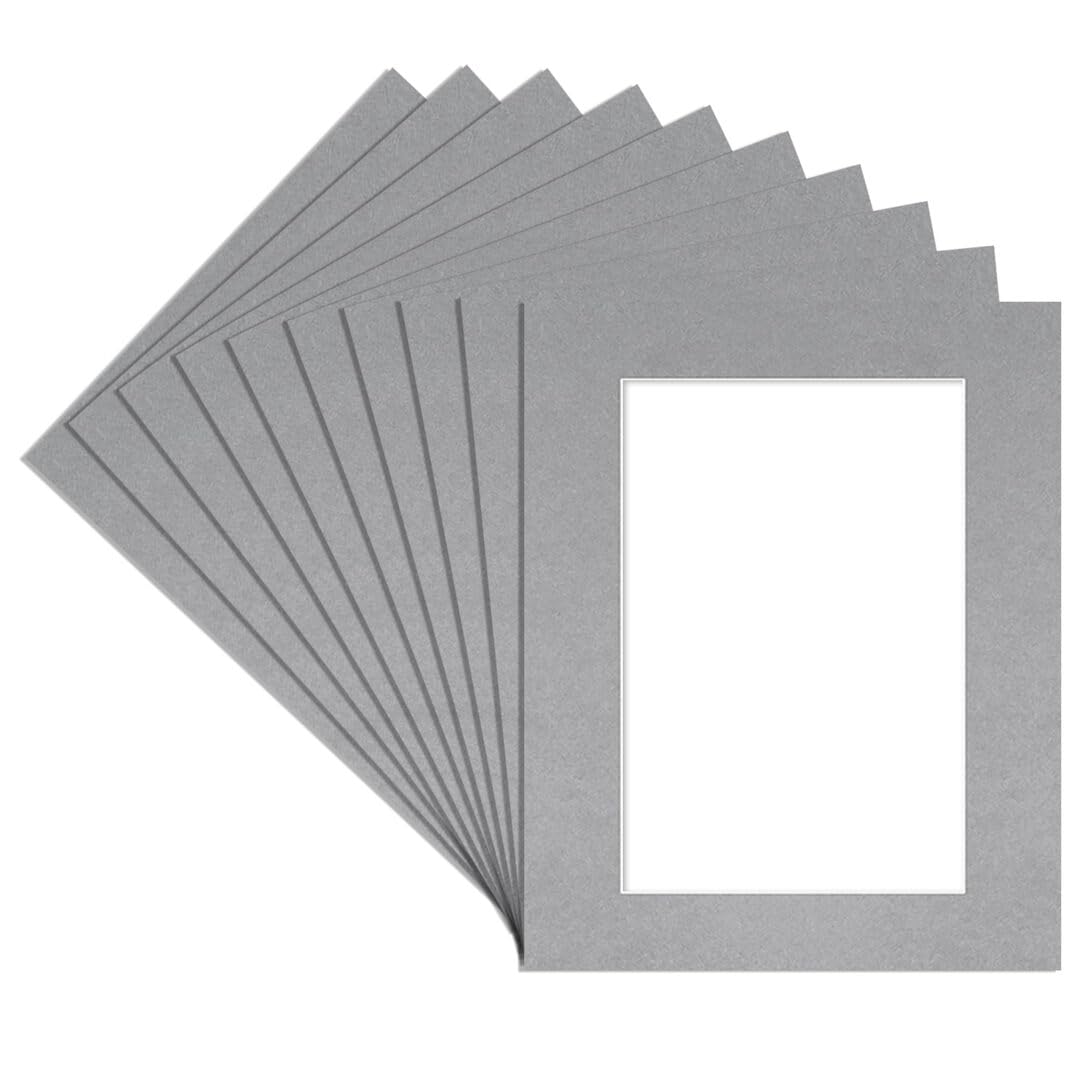 Alison Kingsgate 20X16 Silver Picture Mount - 15X10 Aperture - Pack 10 — image 1