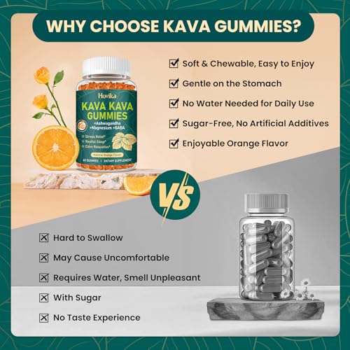 Hovika Kava Kava Gummies with Ashwagandha