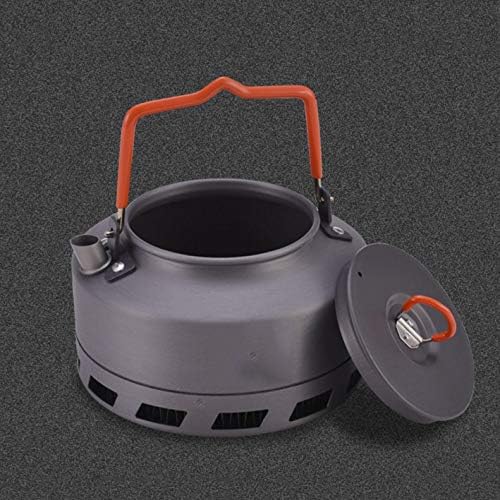 Metal Teapot Outdoor Portable Mini Teapot Modern Camping Tea Maker with Short Spout Design