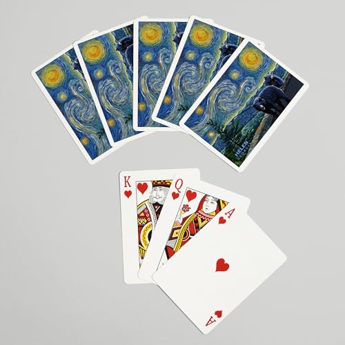 Lantern Press Helen Georgia Starry Night Naipes Poker miniatura 7