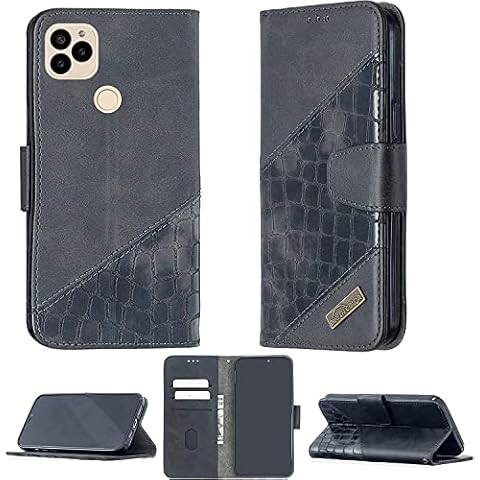 Aroepurt BLU S91 Case Compatible for BLU S91 Phone Case Flip Stand Cover Stitching Style Wallet Case Black Cover