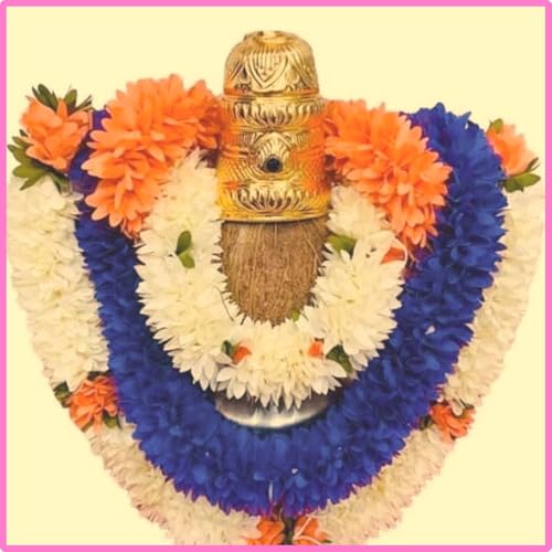 Image of PujaNPujari Varalakshmi Pooja Kalasam Flower Stand Stick - Lakshmi Pooja Decoration Sticks