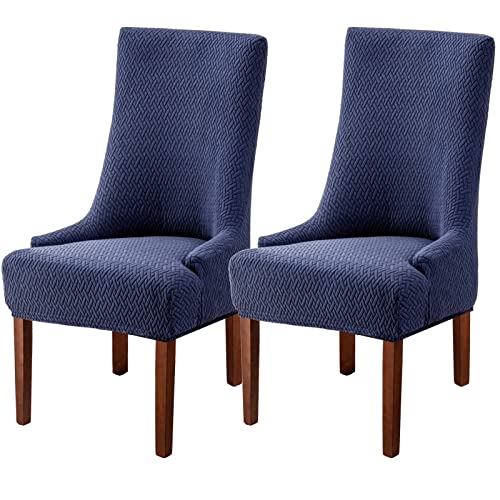 Wingback Dining Chair Covers, High Stretch Wing Chair Slipcover Chair Protector Seat Cover
