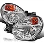 SPEC-D TUNING Clear Headlights Compatible with Subaru Impreza Wrx/Outback 2002-2003 L+R Pair Head Light Lamp Assembly