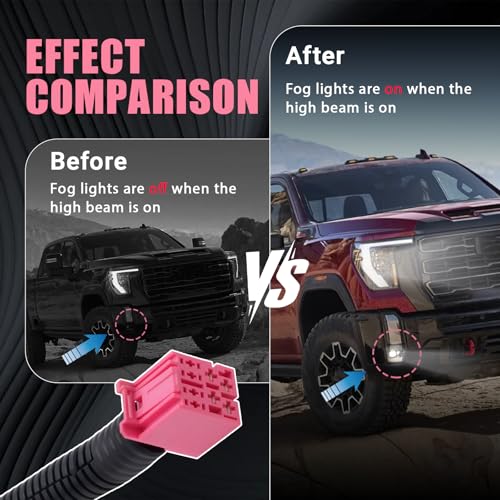 Auto Fog & All Lights Mod Compatible Chevy GMC 2022-2026 miniatura 3