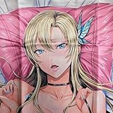 MISAKI1987 Sena Kashiwazaki Anime Girl Dakimakura Hugging Body Pillow Case Cover 150cm X 50cm (Peach Skin)