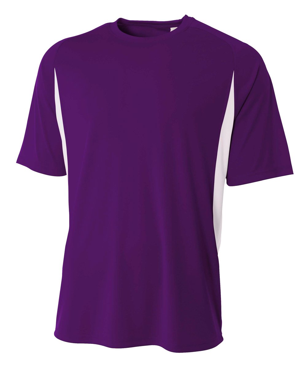 A4 T-Shirt a Blocchi di Colore ad Alte Prestazioni da Uomo