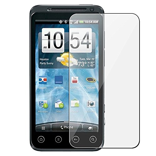 HTC EVO 3D CLEAR SCREEN PROTECTORS - 5 PACK