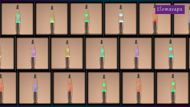 17 Colors Changing Liquid Motion Lamp with Remote: 13.5