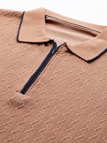 Image of Armisto Men's 100% Cotton Fancy Party Polo T-Shirt /Neutral Colour