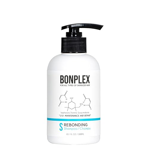 BONPLEX Champú Rebonding para todo tipo de cabello Cabello dañado y seco Dimaleato de cistamina Reconecta los enlaces de disulfuro roto dañados
