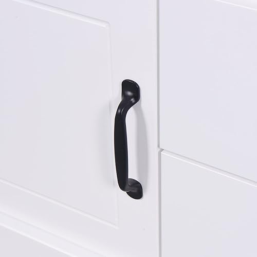 Miniatura 8 de P PURLOVE Banco de almacenamiento con cojín extraíble y cubos de almacenamiento, 4 puertas y estantes ajustables para entrada, sala de estar