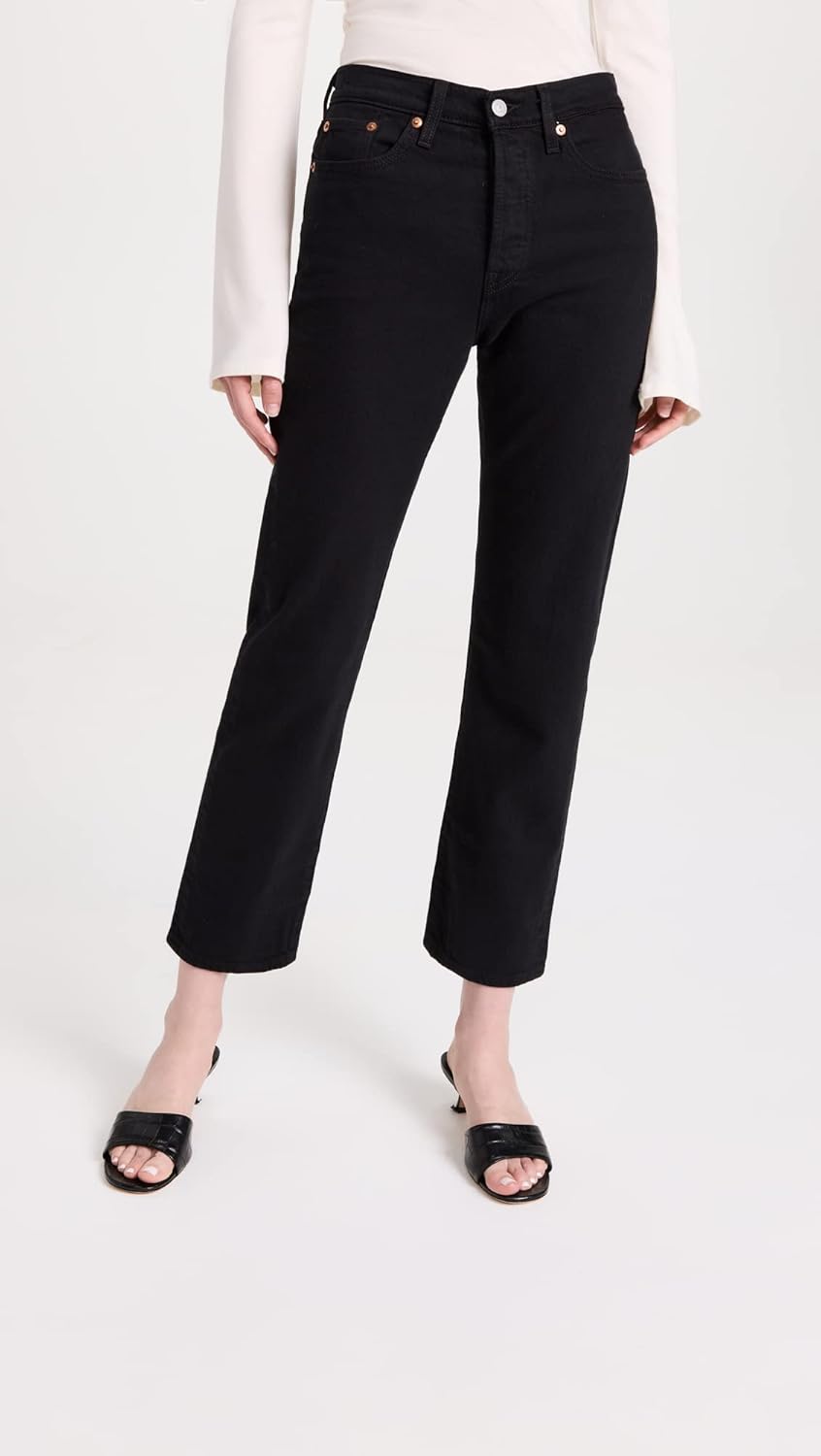 Levi's Women's Wedgie Icon Fit Jeans 24 Regular Black Heart