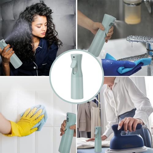 Image of Continuous Hair Mister, 6.8OZ /200ML Fine Mist Spray Bottle for Salons, Barber, Plants, Skin Care, Cleaning (Blue, 1 Pack)