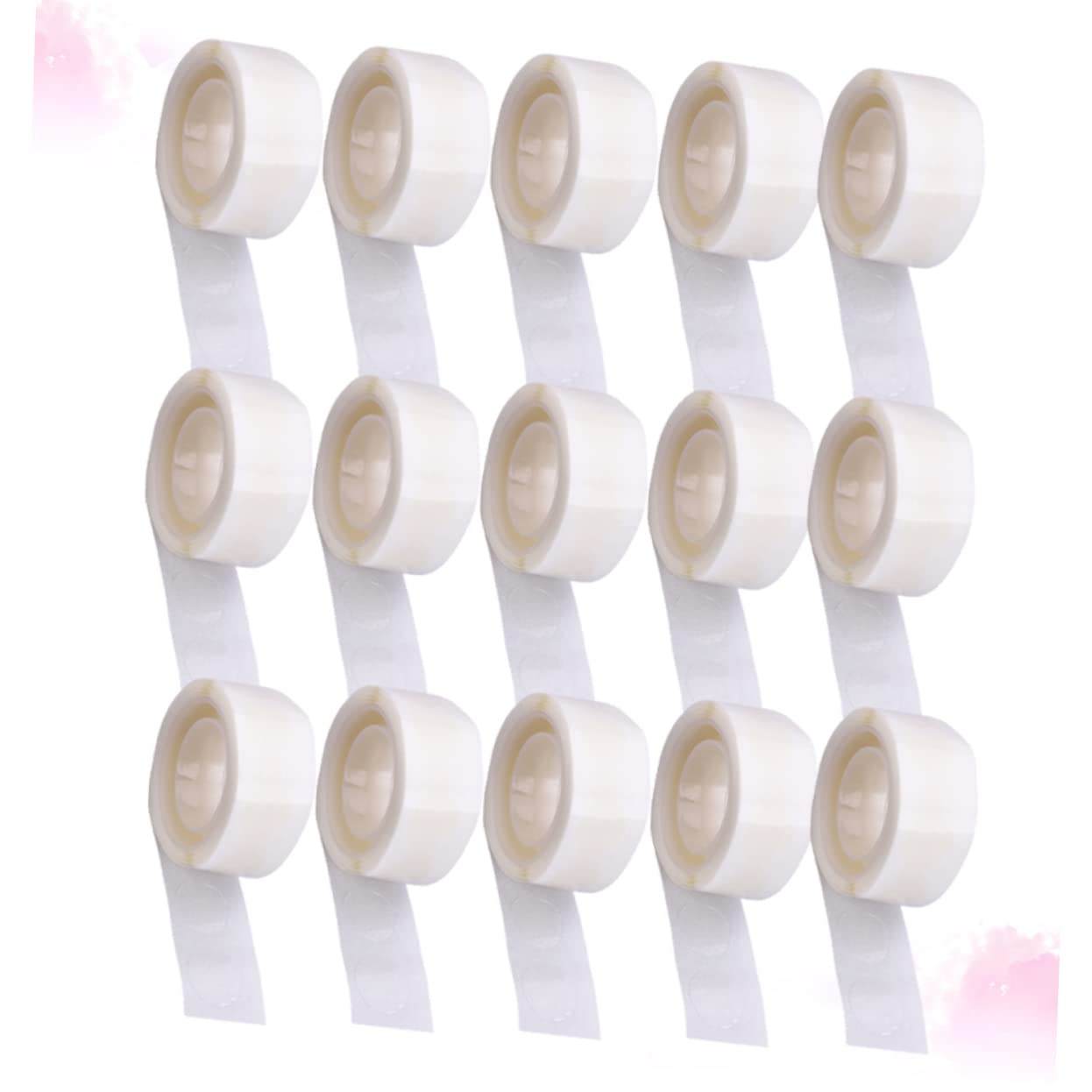 STOBOK 45 Colla Adesiva Per Palloncini Nastro Decorativo Senza Traccia Per Feste e Cerimonie Punti Di Colla Per Decorazioni Stanza e Matrimoni