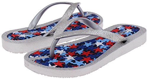 Capelli New York Girls Flip Flops Faux Leather Thong