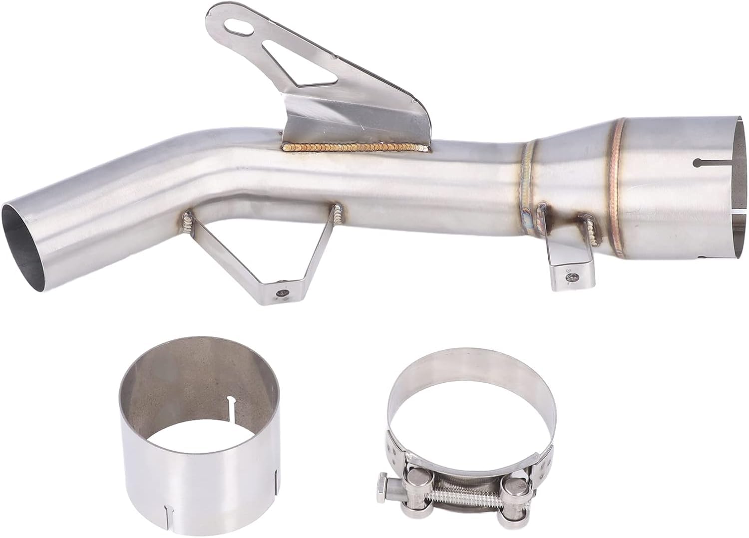 Tubo Centrale di Scarico Moto Aramox Sostituzione del Tubo di Collegamento Centrale in Acciaio Inossidabile 304 Resistente Al Calore per Z900 2017‑2021