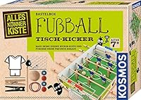 Kosmos 604479 AllesKönnerKiste Fußball Tisch-Kicker, DIY-Bastelset für Jungen und Mädchen ab 7 Jahre, Komplett-Set zum Basteln, Bauen und Tisch-Fußball spielen