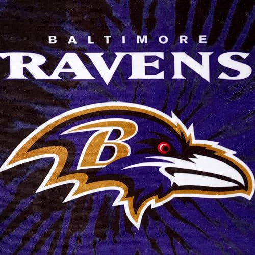 Image of Northwest NFL Baltimore Ravens Unisex-Adult Beach Towel, 30 inch x 60 inch, Psychedelic (Pack of 6)
