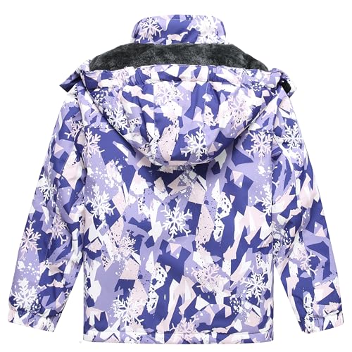 Image of Keevoom Boys Girls Winter Coat Ski Jacket Windproof Waterproof Kids Snowboard Warm Fleece Snow Coats