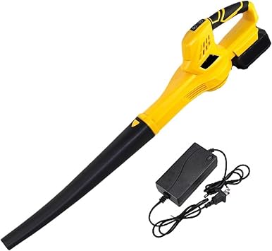 Cordless Electric Leaf Blower Powerful Motor High Speed Ergonomic Handheld Small Leaf Cleaner Yard Cleaning Equipment A
