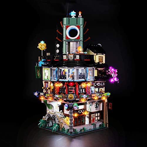 Briksmax Led Lighting Kit for 70620 City Building Blocks Model- Not Include The Lego Set Briksmax Led Lighting Kit for 70620 City Building Blocks Model- Not Include The Lego Set