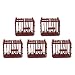 B Blesiya 5 Pcs Jaulas de Trampa Hámster de Aves Complimentos Mascota...
