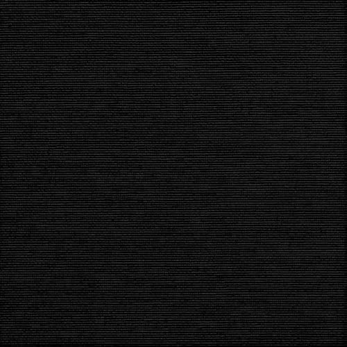 RSH Décor Indoor Outdoor Tufted Bench Cushion with Ties (60” x 18”), (Black)