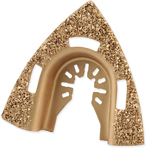 Oshlun MMC-6201 3-Inch Triangular Carbide Rasp with Quick-Fit Arbor for Standard and Quick Change Tools (1-Pack) Cover