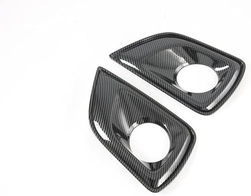 Miniatura 5 de HATHWAY Fit for Navara NP300 2016-2021,Car Fog Light Cover Trim,Car Front Bumper ABS Carbon Fiber Front Fog Light Cover Frame Trim