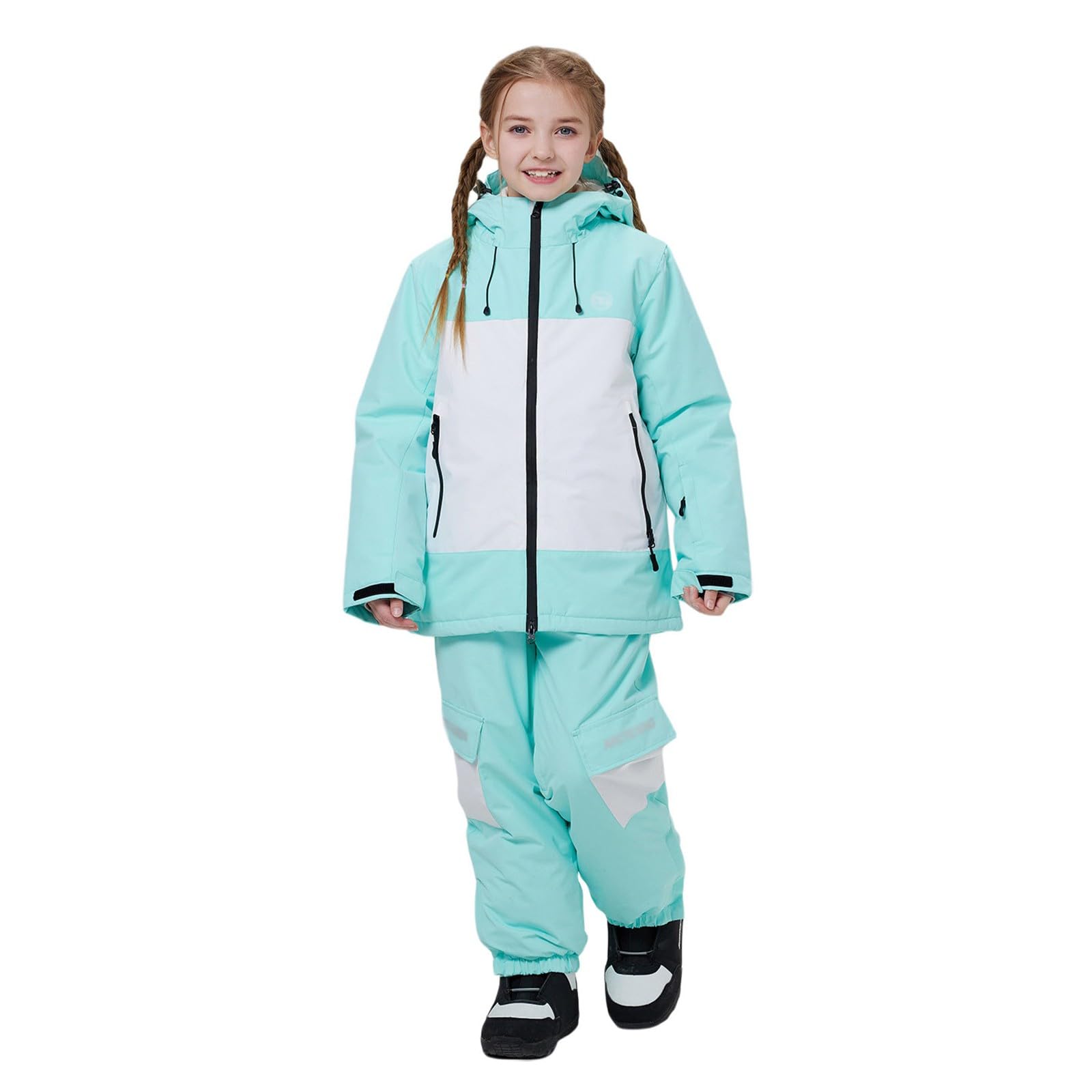 Traje de nieve para niños y niñas, ropa de esquí para deportes de invierno, actividades al aire libre con rendimiento térmico