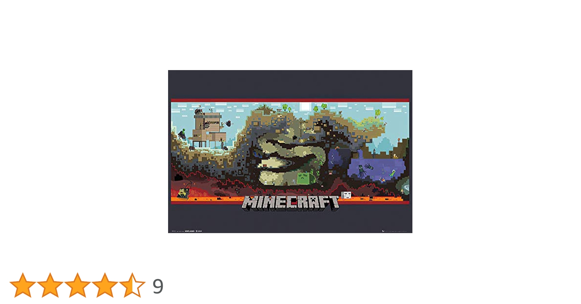 Amazon.co.jp: マインクラフト - ゲームポスター(アンダー