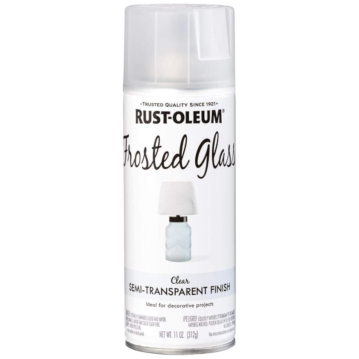 Rust-Oleum 342600 Frosted Glass Spray Paint, 11 oz, Frosted Glass(Packaging May Vary)
