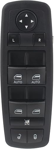 Miniatura 3 de 68139805AB Interruptor de ventana eléctrica principal para Dodge Charger 2011-2014, Crysler 300 2011-12, Crysler 2015-17 200, 2016 Dodge Ram 1500