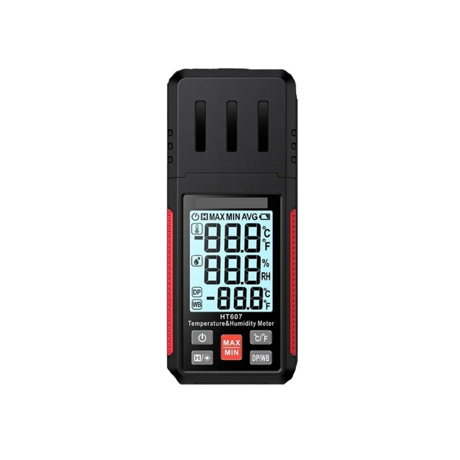 Misuratore di umidità Igrometro Digitale Per Misuratore Di Umidità Della Temperatura HT607 Con Punto Rugiada Ambientale per la cucina domestica