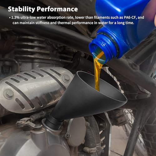 Image of Carbon Fiber Reinforced PPA Nylon, Low Moisture Sensitive Reinforced PPA-CF 3D Printer Filament, Carbon Fiber Filament for Industrial Engineering Printing, 1kg (2.2lbs) Spools