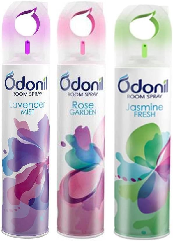 Odonil Special Room Freshner (Rose+Jasmine+Lavender) Combo Spray (3 X 170 Ml) - 510 Ml